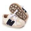 Newborn Baby Classic Sneakers Letters Splicing Baby Casual Shoe Anti-slip Hundred Walking Baby Boys Girls Baby Shoes 0-18 Months 5
