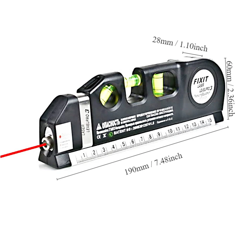 Laser Levels High Precision Multifunctional Infrared Optical Instruments Renovation Measurement and Line Level Laser Tools