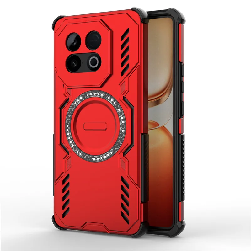 For ViVo iQOO Z10 Turbo Case Cover Heat Dissipation Magnetic