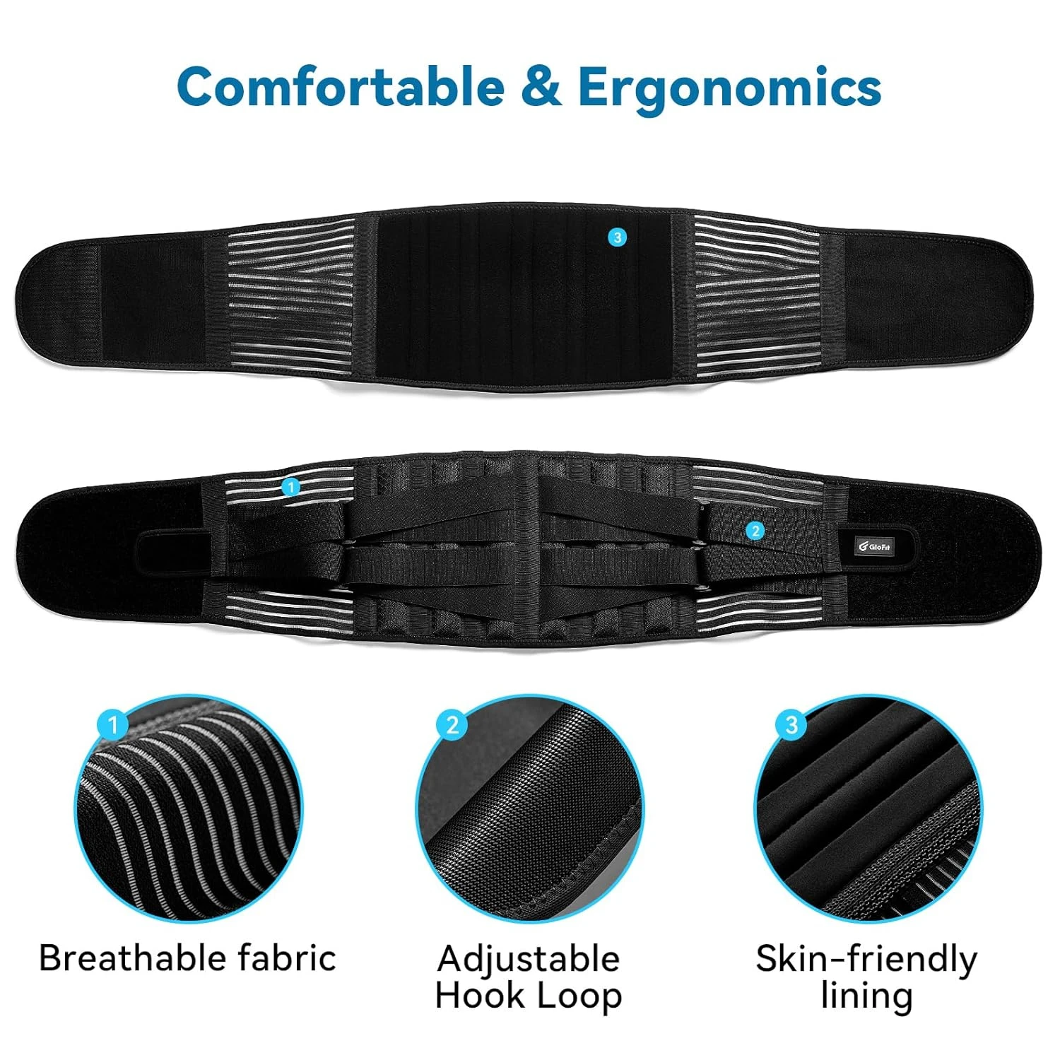 Maximum Relief Ultimate Comfortable Breathable Lower Back Pain Relief Support Belt-All-Inclusive Lumbar Support for Sciatica -