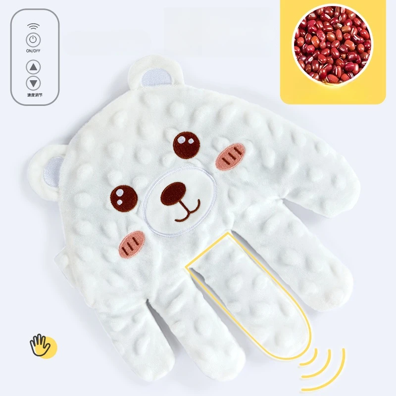 Soothing Baby Sleep Aid Pillow Babies Soothing Palms Baby Sleep Aid Infant Calming Sleeper Remote Control Hand Palms for Toddler 3