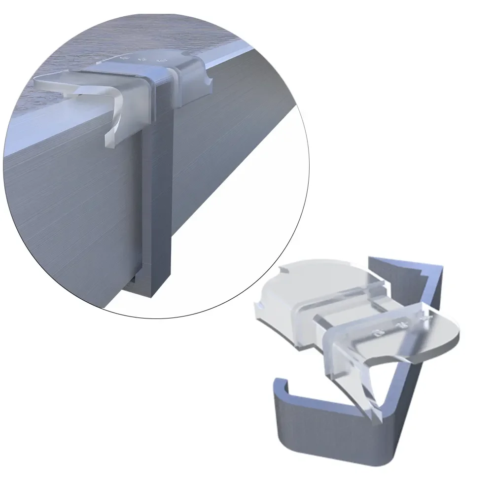 10 Pz 30/35/40Mm Pannello Solare Clip Di Drenaggio Dell'Acqua Pannello Fotovoltaico Acqua Drenata Via Clip Alimentatori Solari