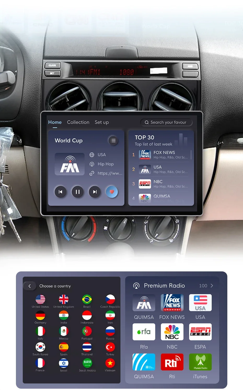 Junsun x7 Serie 11.5 "2k ai Stimme drahtloses Carplay Android Auto Autoradio für Mazda 6 2012-2016 Multimedia Autoradio – Detail 11