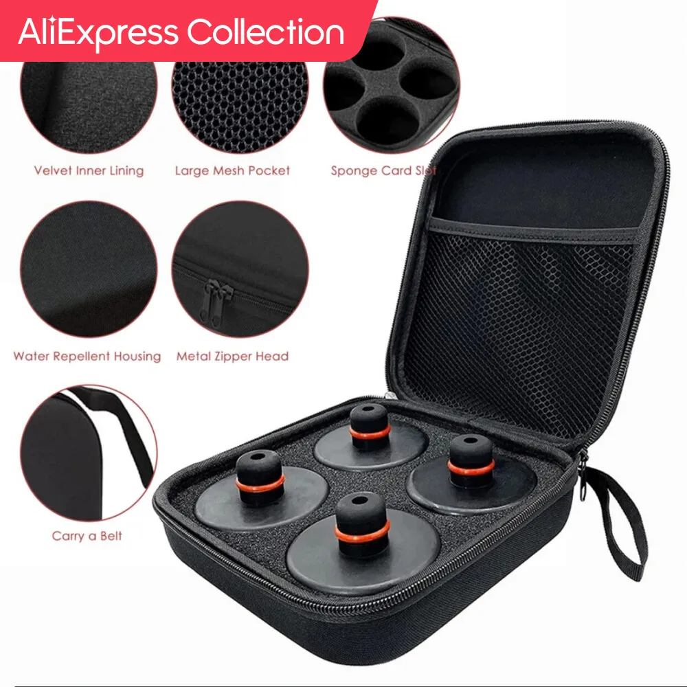 AliExpress Collection 4Pcs Car Rubber Lifting Jack Pad Adapter Tool Chassis  W/ Storage Case Suitable For Tesla Model 3 Model S - AliExpress