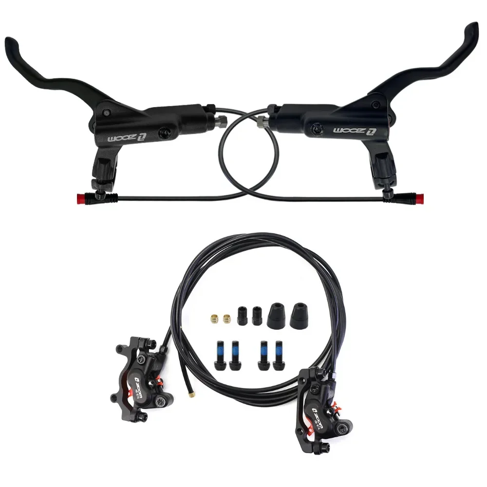 Description Picture 6 of itemZOOM HB-876E Electric Bicycle Four Piston Oil Hydraulic Brakes 950/1850mm 2300mm Li-Po Bike Power-off Function Disc Brake Set