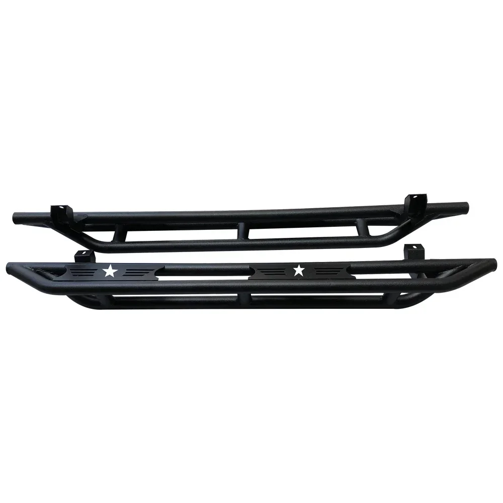 Black Steel 4 Door Pedal Side Step For Jeep For Wrangler JL + JL1120-4customcustom