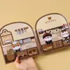 Paper Waffle Quiet Book Colorful Bread Cartoon Busy Book Fried Chicken Handmade Toy Snack Bar Sticker Game. 5