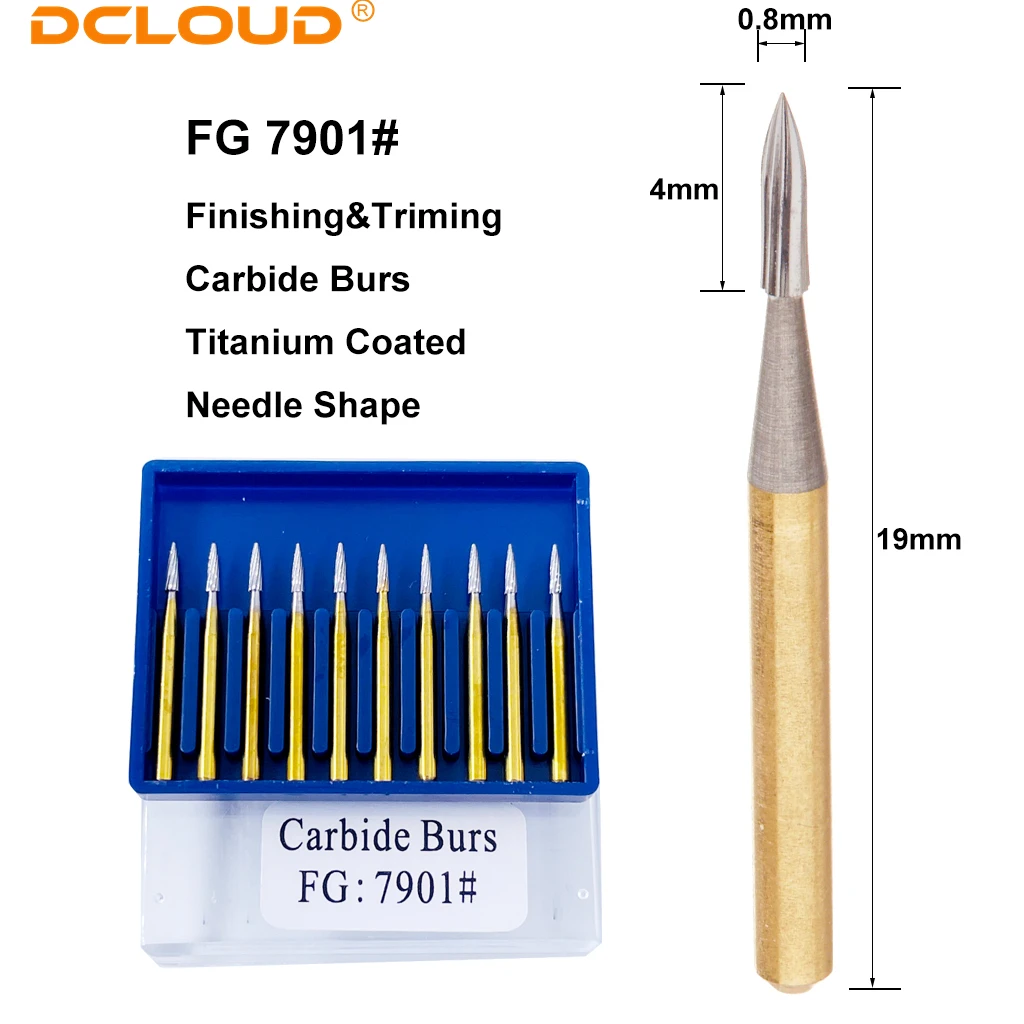 Zahnbohrer Wolframkarbid Bohrer Fräsen Trimmen Schlichtbohrer Hohe Geschwindigkeit FG7901/7902/7803/7104/7205/7406/7408/847-016 Zahnheilkunde Werkzeug – Detail 5