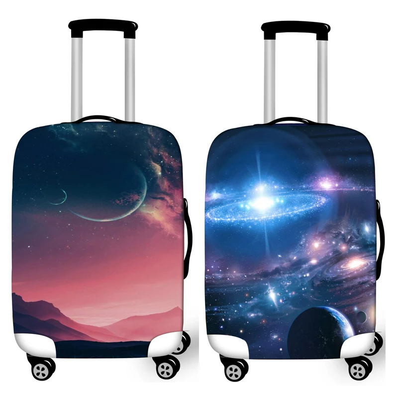 

TLDGAGAS Travel Suitcase Protective Cover Luggage Case Travel Accessories Elastic Luggage Dust Cover Apply To 18''-32'' Suitcase