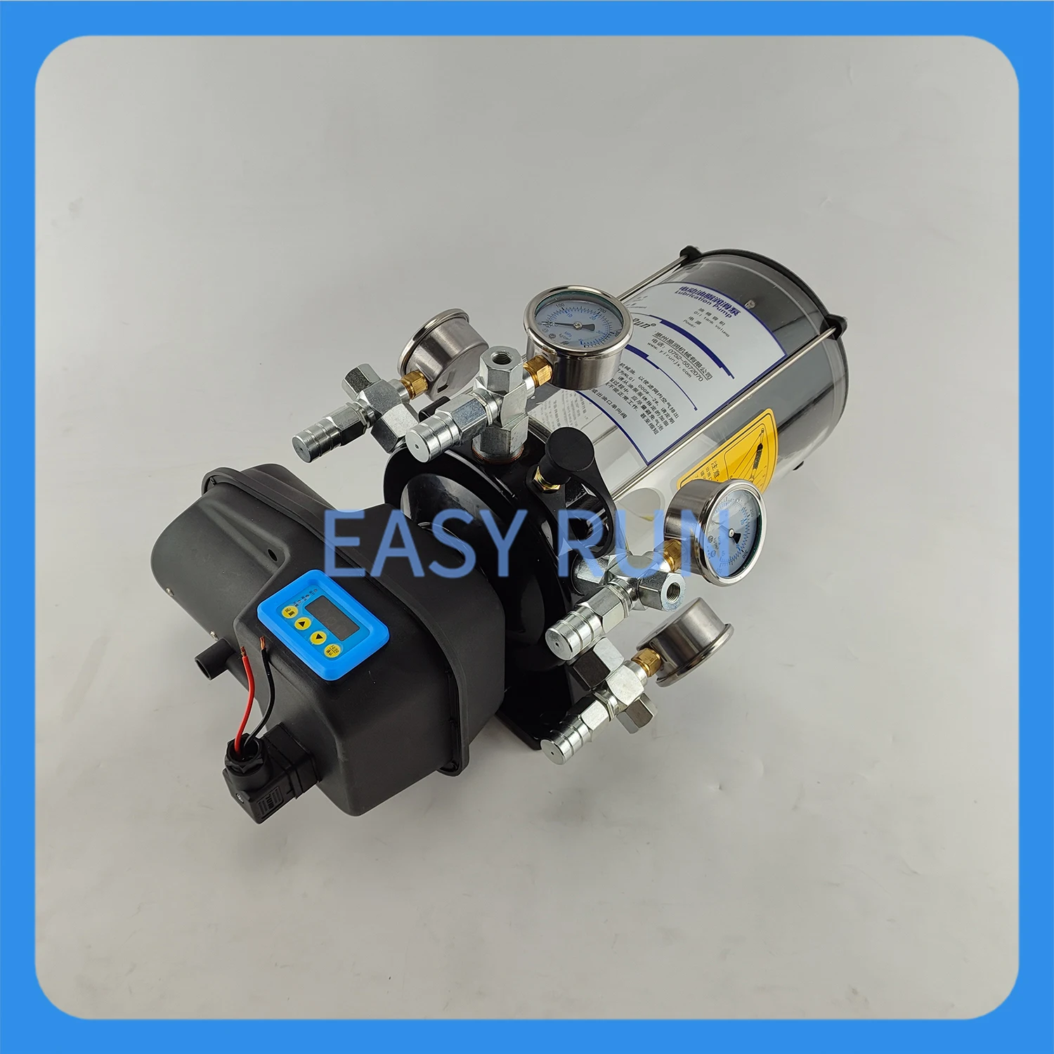 4 Liters Automatic Grease Pump Electric Grease Pump Punch Press 4 Points