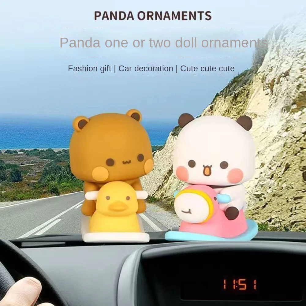 

Anime Figure Bubu Dudu Panda Bear Figure Bear Panda Panda Bubu Bear Model Toy Collectible Cartoon Panda Bubu Dudu Figure Doll