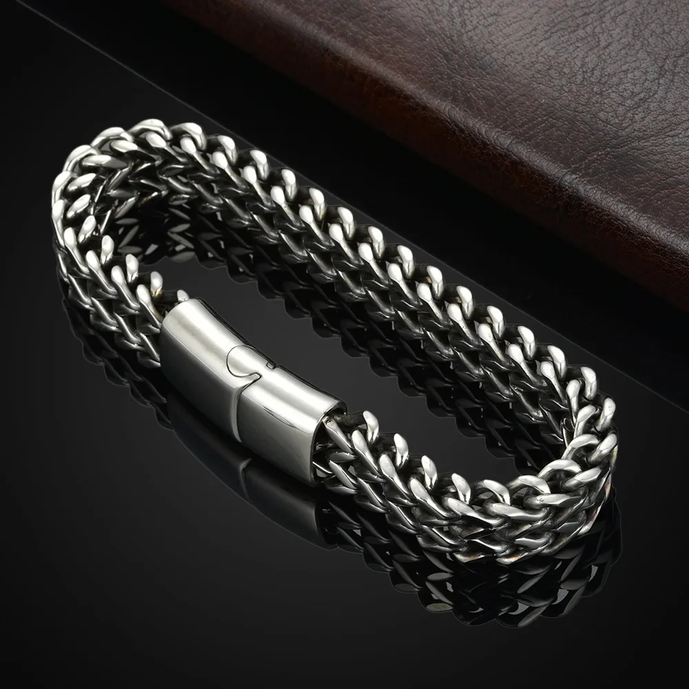 Steel Braided Bracelet with Keel Jewelry