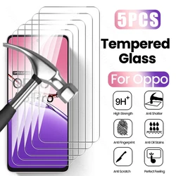 5 - Pack Clear Crystal 9H Glass Screen Protector Film - 5Pieces (For Oppo A5x 4G)