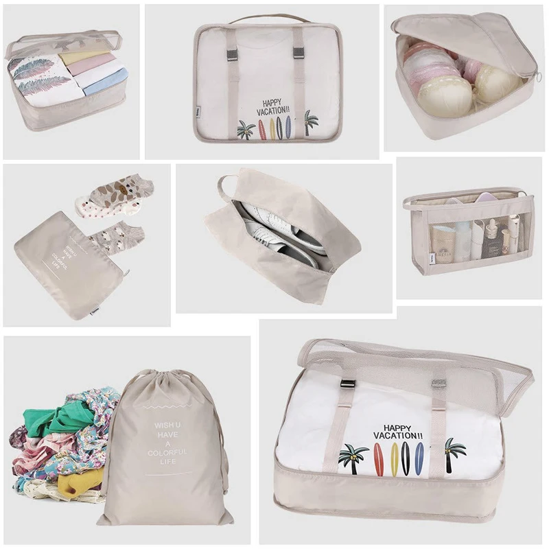 Large Packing Cube for Travel - Clear Suitcase Organizer Pouch