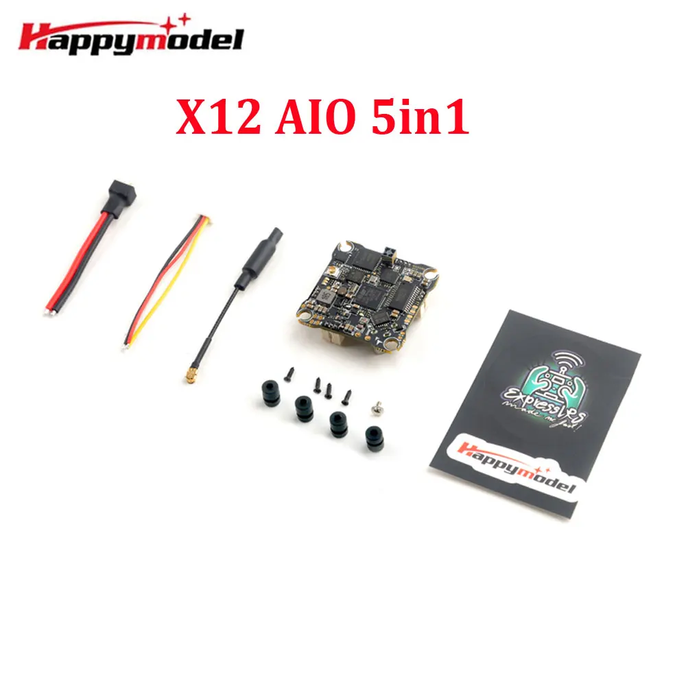 Happymodel X12 AIO 5-en-1 Contrôleur de Vol 12A ELRS/FRSKY/PNP