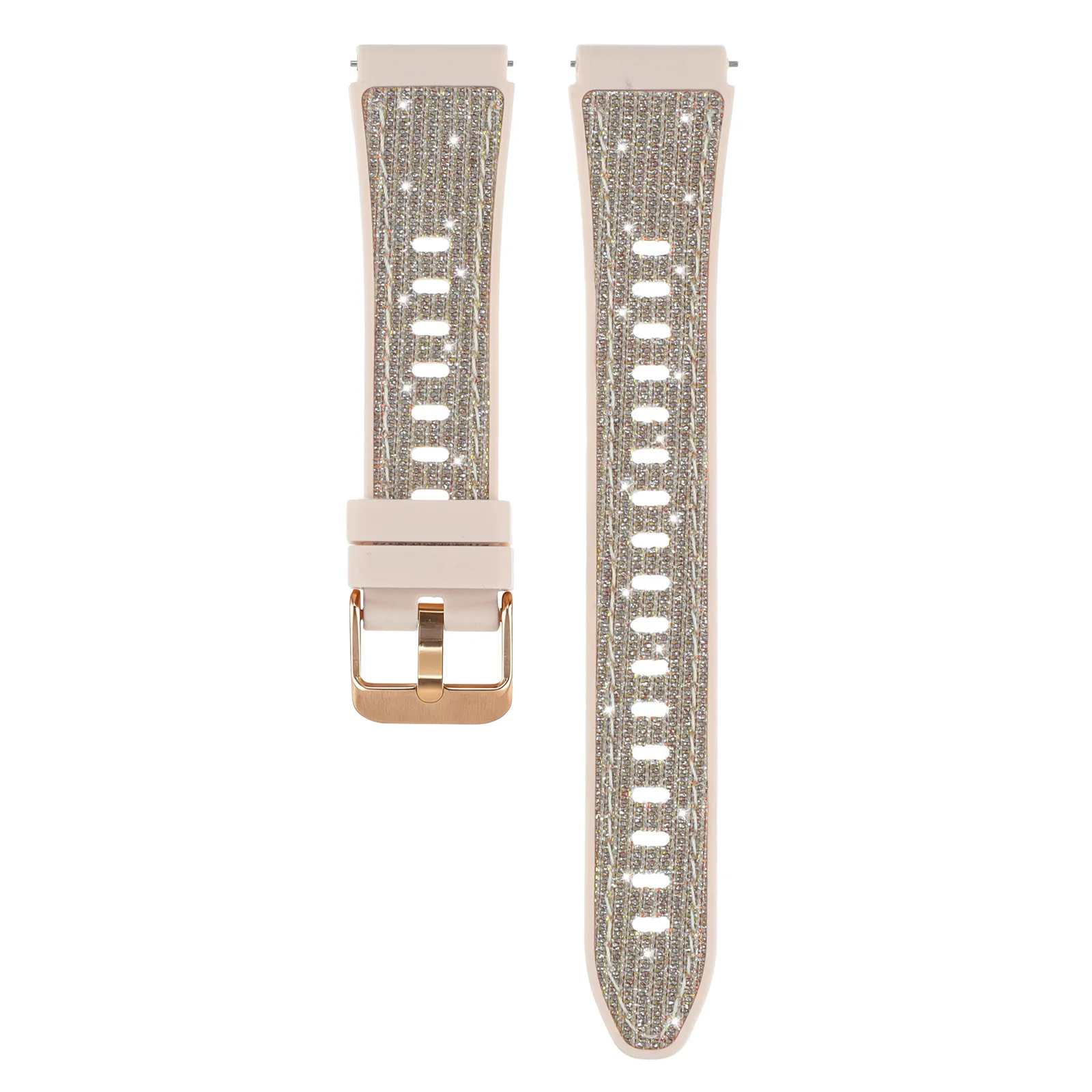 Glitter Sequin Silicone Strap - Sparkling Replacement Wristband