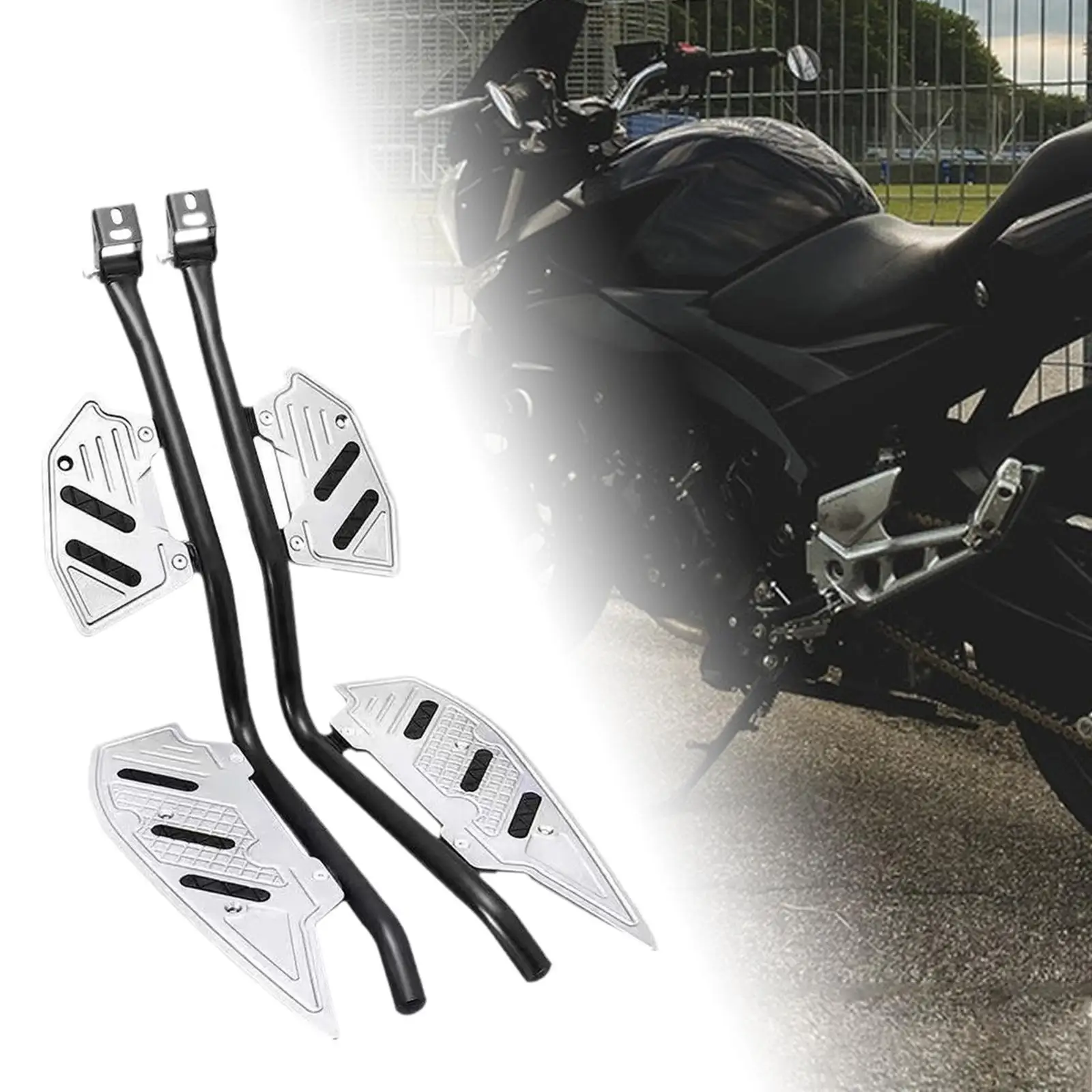 Engine Guard Crash Bar Frame Foot Pegs Motorcycle Accessories Protection Anti Slip Foot Pedal for Yamaha Xmax300 2018-2023 Engine Guard Crash Bar Frame Foot Pegs Motorcycle Accessories Protection Anti Slip Foot Pedal for Yamaha Xmax300 2018-2023