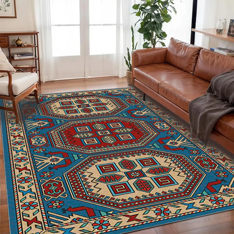 שטיח קריסטל מודרני VIKAMA לסלון מטבח ספה כניסה לסלון שטיחים ניתנים לשטיפה עמידים בכתמים ומונעים החלקה