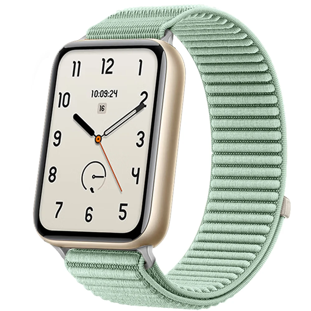 Wave Pattern Nylon Loop Braided Strap, Breathable and Comfortable Wristband Bracelet