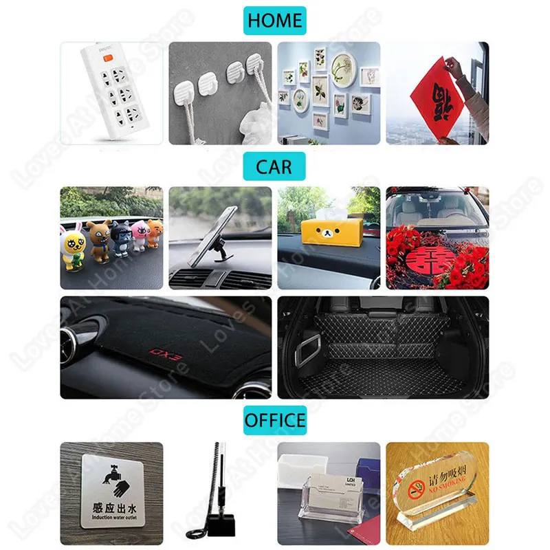 Description Picture 6 of itemSelf-Adhesive Hook And Loop Magic Fastener Tapes Strong Adhesive Glue Sticker Velcroes Strap Sewing Fabric Tapes 0.5/1/2 Meters