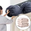 Home Large Capacity Smile Nylon Laundry Bag Travel Storage Pouch Machine Washable Dirty Clothes Storage Bag Wash Drawstring Bag 5