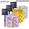 7M/12M/22M/32M 8Modes Outdoor Solar Fairy Lights LED Copper Wire Lights Xmas Lights Waterproof Garden Decoration 1