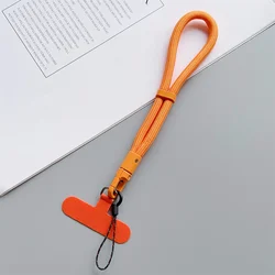 Rotating Metal Buckle Adjustable Phone Lanyard - Durable Fashionable Anti - Lost Strap (Orange)