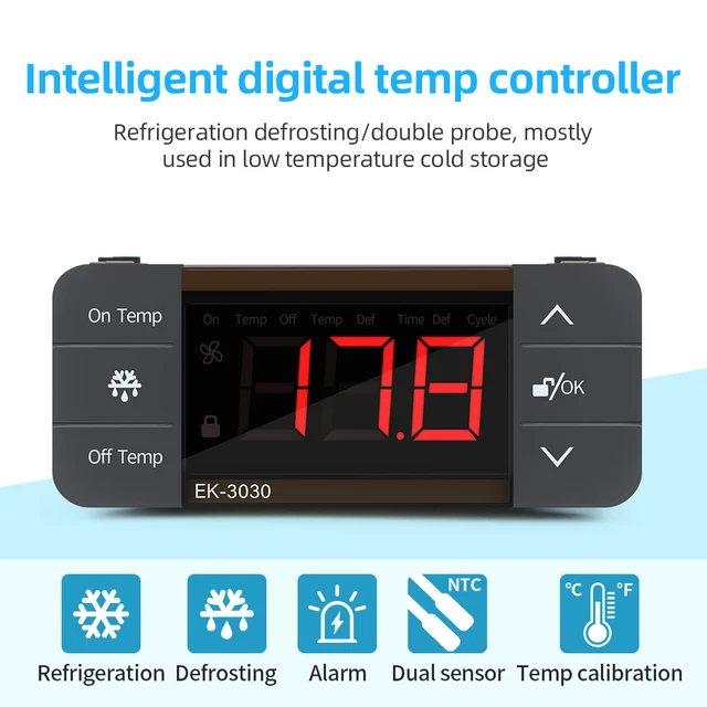 Temperature Controller W3230 Mini Digital 12V 24V 220V Thermostat