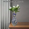 3D Puzzle Vase Flower Porcelain Design DIY Assembly Educational Toy Home Decoration House Arrangement Warming Christmas Gift Toy 6
