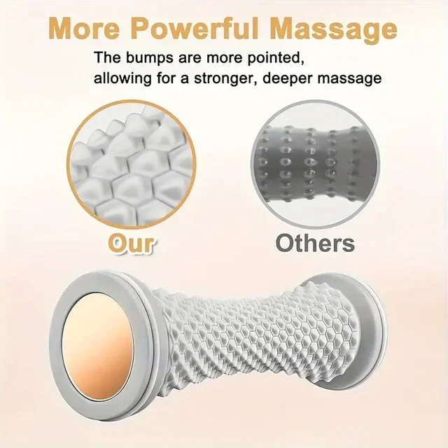 1pc Plastic Yoga Muscle Massage Roller Foot Training Device Multi-functional Foot Roller for Muscle Network Drainage 2