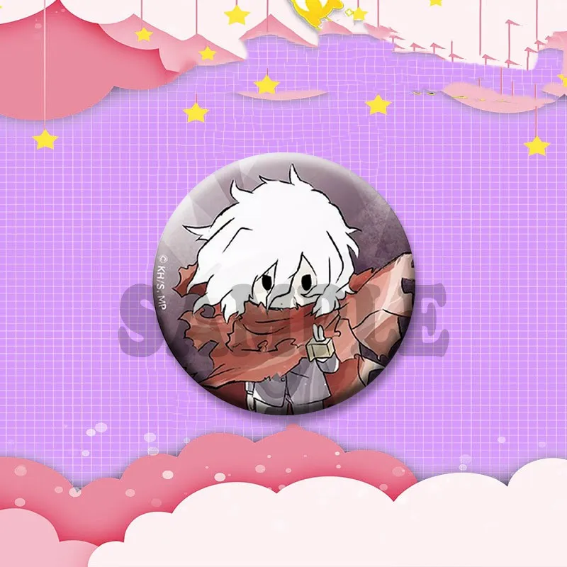 Cartoon Charakter Shigaraki Tomura Abzeichen Benutzerdefinierte Runde Snap-in Brosche Exquisite Anime Emaille Pins Rucksack Zubehör Schmuck Geschenk – Detail 12