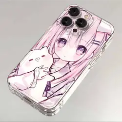 Cute Cartoon Girl Japanese Anime Phone Case Cover for Redmi Note 13PRO 4G (T - CC240806BB3)
