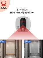 Caméra de sonnette de porte numérique Tuya avec interphone, judas vidéo, détecteur de mouvement PIR, WiFi, Google, Alexa Smart Life, 1080P 5