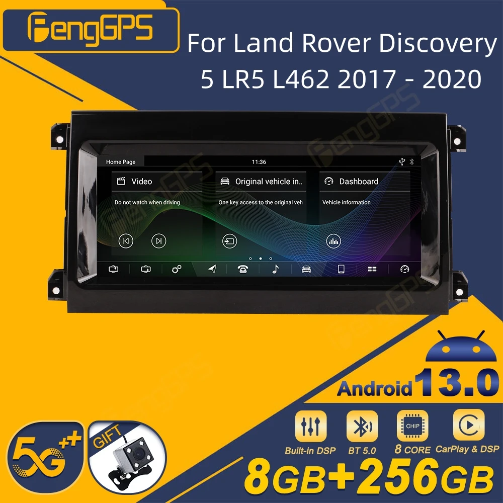 

Автомагнитола 2DIN для Land Rover Discovery 5 LR5 L462 2017 - 2020 Android, стереоприемник, Авторадио, мультимедийный плеер, GPS навигация, головка