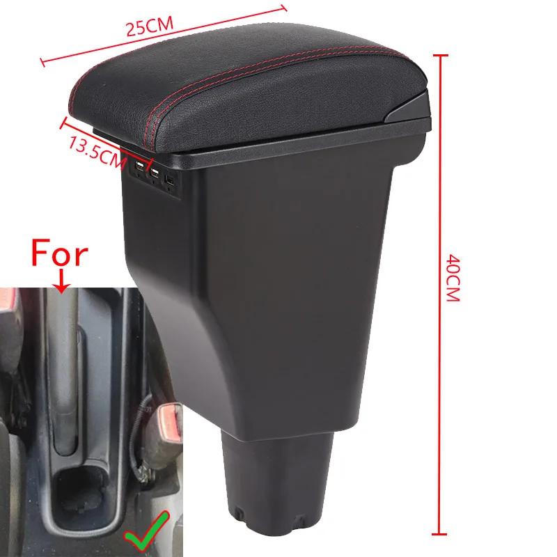 Car Armrest Interior Parts For Kia Morning Picanto Center Storage Box Retrofit Parts Car Accessories