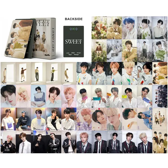 55Pcs 2023 Kpop Photocards Txt Sweet Temptation Freeze Album Lomo Card Beomgyu Soobin Yeonjun Taehyun Lomocards Kiegészítők - Image 4