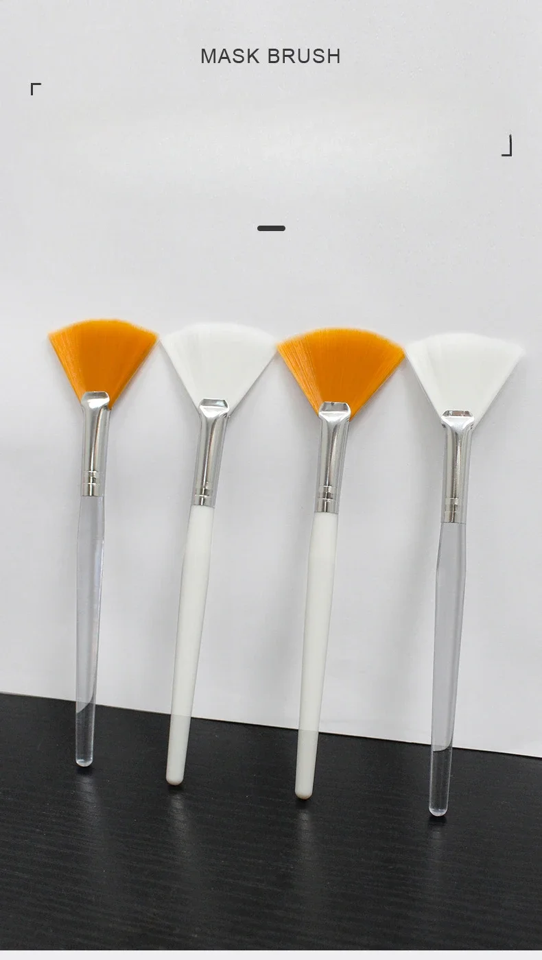 Description Picture 3 of item1/3PCS Practical Facial Brushes Fan Makeup Brushes Soft Portable Mask Brushes Cosmetic Tools for Women Ladies Girls Tools set