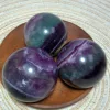 Natural Crystals Blue And Purple Fluorite Sphere Rainbow Flash High Quality Wholesale Polished Home Decorations Room Derco Gift 2