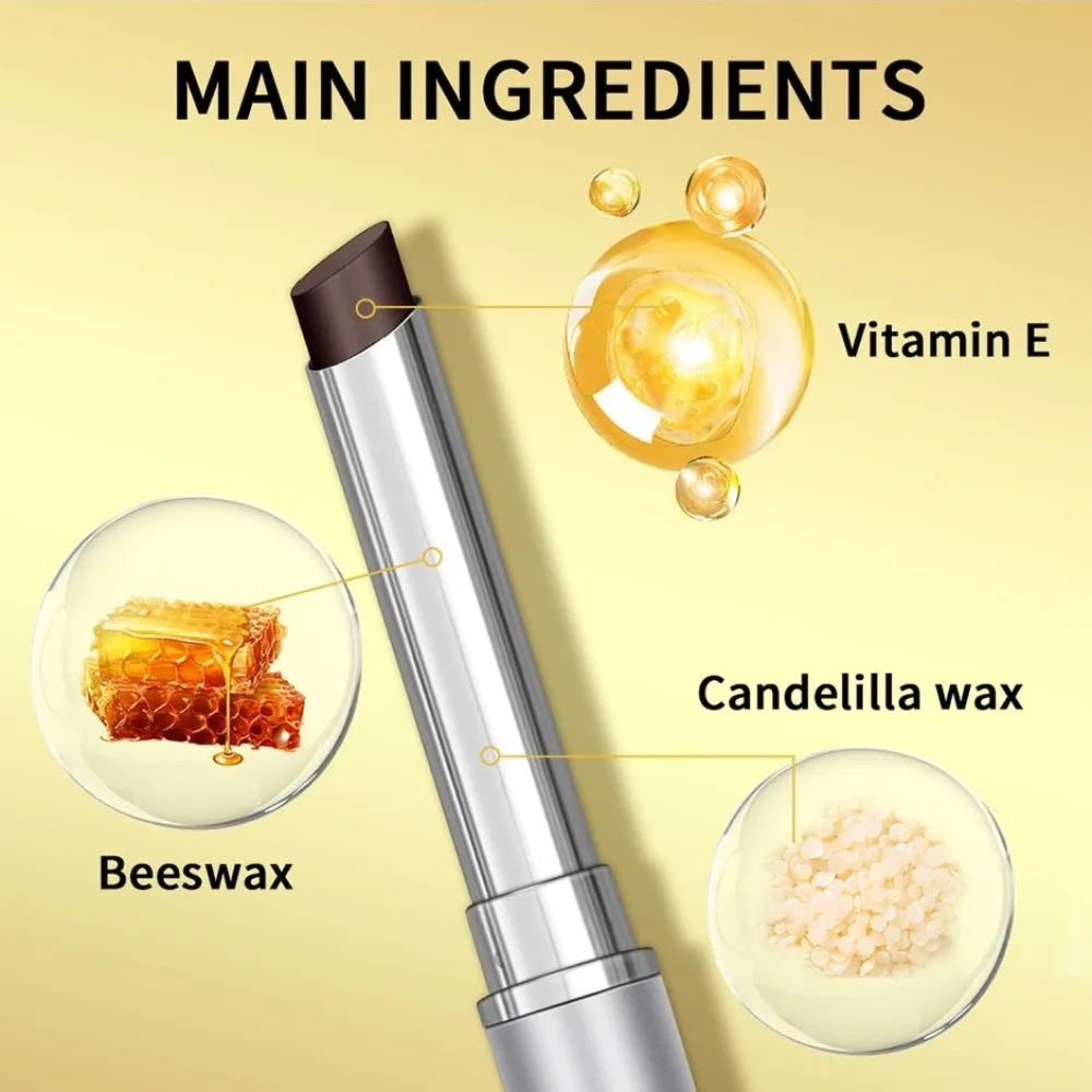 بلسم شفاه ملون يدوم طويلاً كريم مرطب للعناية بالشف...