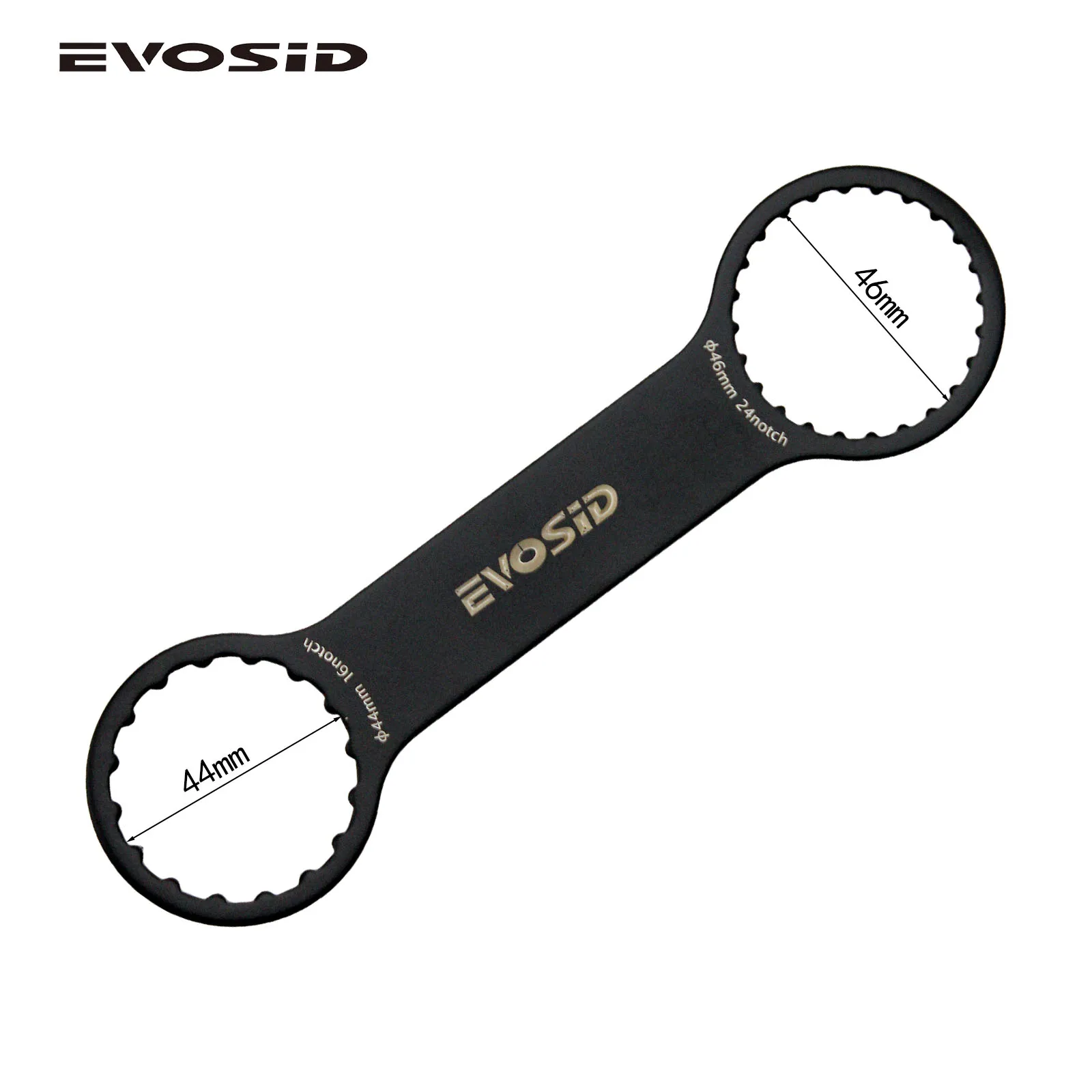 EVOSID Bottom Bracket Wrench Tool Compatible with SRAM DUB SHIMANO BSA / FC-25 / FC-24 DUB-BSA Tool Steel Material 16/24 Notch bicycle bottom bracket tool