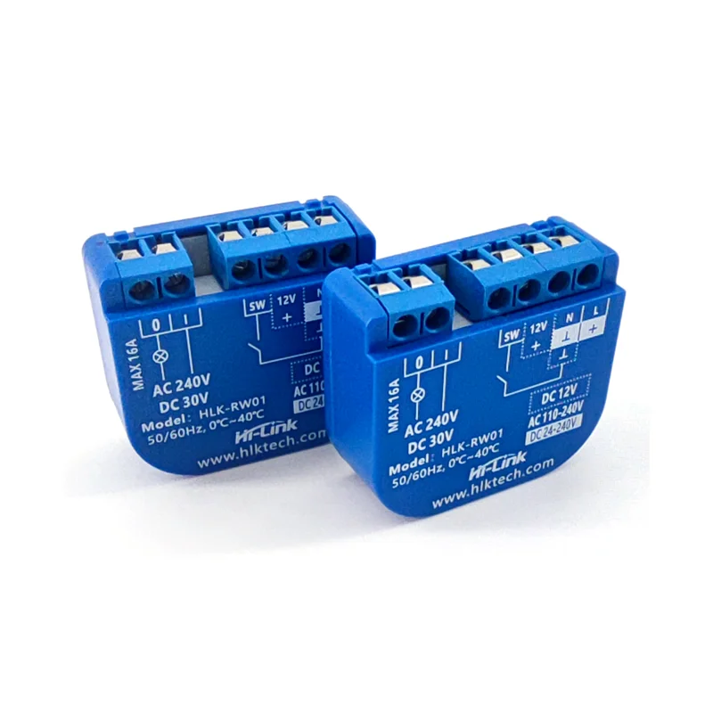 Hi-Link New Professional Remote Control Terminal Launched HLK-RW01 Remotely Control Relay Through APP Support TmallGenie Alexa