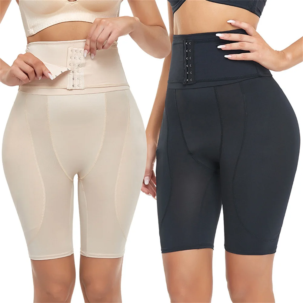 Full crotch underwear women's bottom beauty hip beauty hip lift pants body high waist belly compression pants Sponge cushion fak