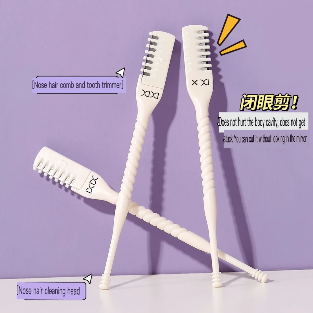 XIXI Comb Nose Hair Trimmer Beginners Start Scratch Prevention Easy Beginners Special Safety Tool