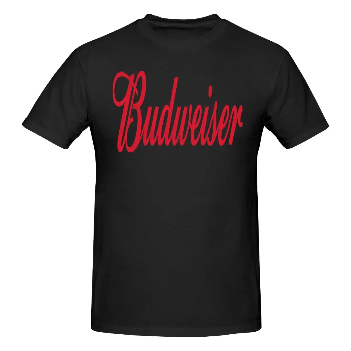 

Budweiser Short Sleeve T-Shirt Summer 2024 New Version Washed Vintage Casual Loose Top Ins Clothing Top