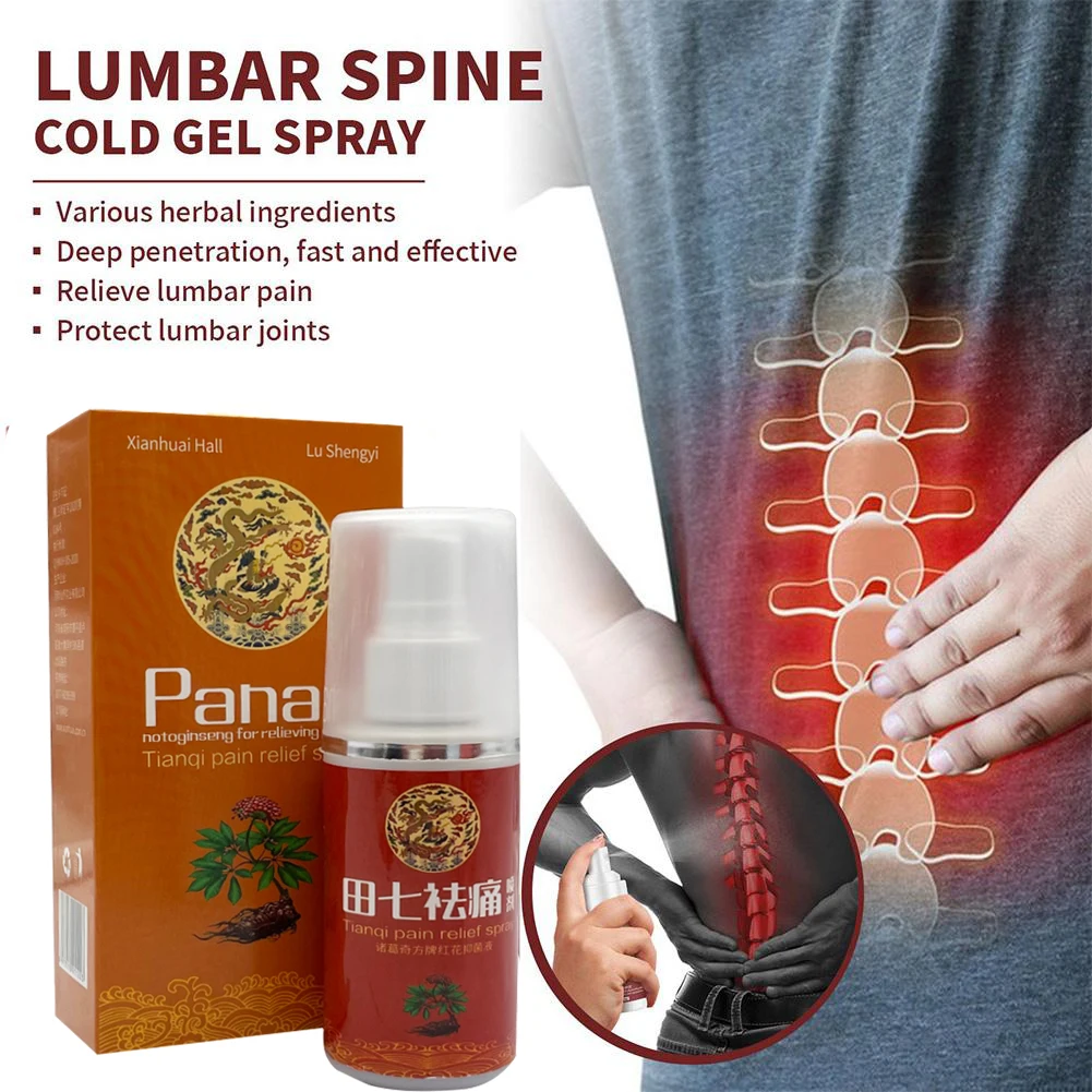 

60ml Body Pain Relief Spray Relieves Rheumatism Arthritis Dressing Muscle Bruises Swelling Neck Ache Liquid Neuralgia Care