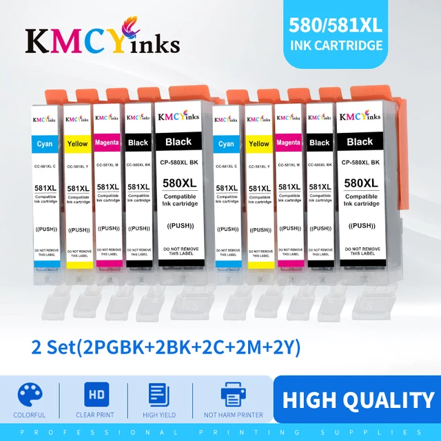 Canon Printer Cartridge 580 581  Compatible Ink Cartridges 580 - New  580xxl 581xxl - Aliexpress