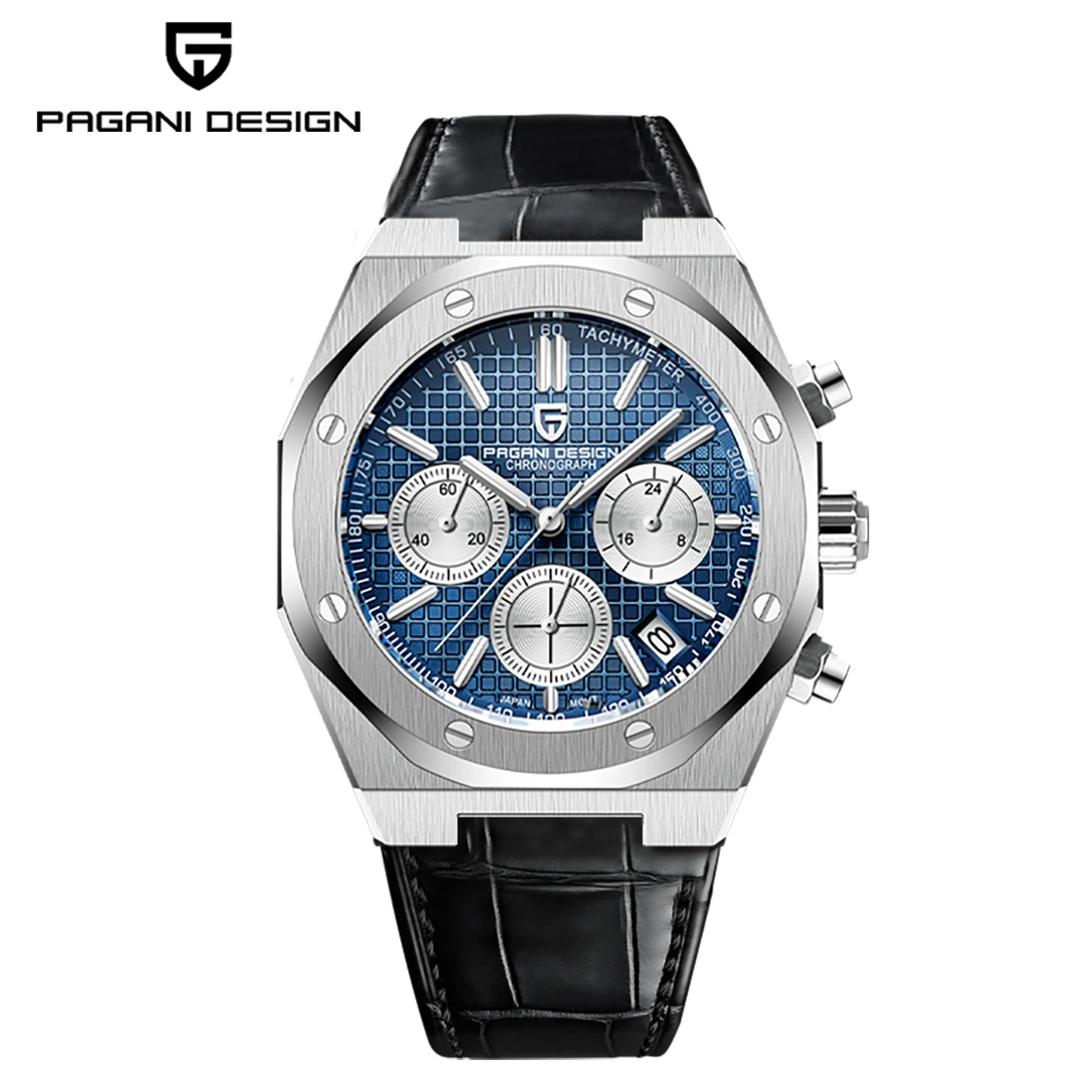 2022 New PAGANI DESIGN Men\'s Sports Quartz Watches Top Brand Stainless Steel 100M Waterproof Chronograph relogio masculino