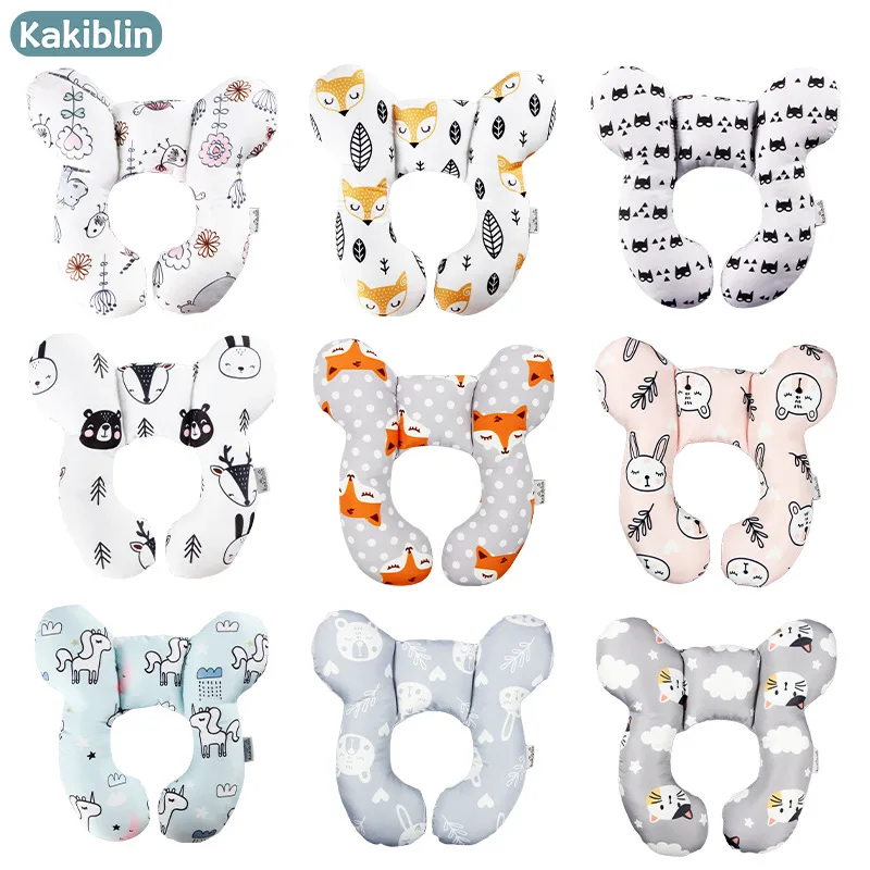 New Baby Pillow Memory Foam Newborn Soft Protective Head Pillows Baby Sleep Positioning Pad for Neck Protection of Newborn