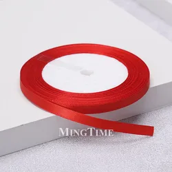 Elegant Satin Ribbon - Gold and Sage Green for Gift Wrapping and Decorations (Red)