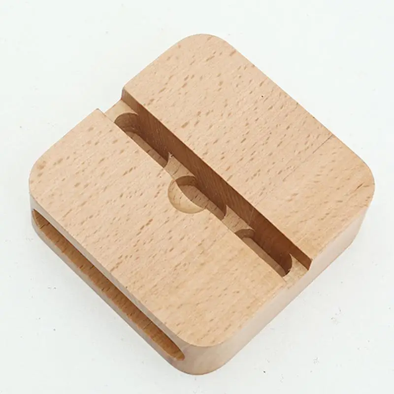 Wooden Sound Amplifier Phone Stand Holder